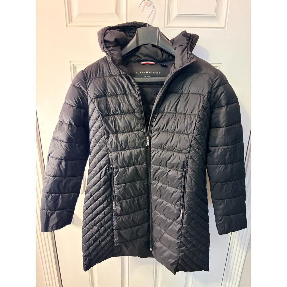 Tommy Hilfiger Women's Packable Lightweight Premium Down Puffer Coat Size XL